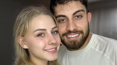 Loredana Wollny und Servet Özbek Selfie