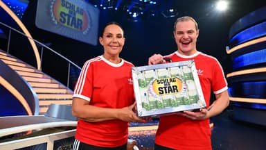Natascha & Wilson Gonzalez Ochsenknecht nach ihrem "Schlag den Star"-Sieg
