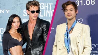 Zoe Kravitz mit Austin Butler und harry Styles