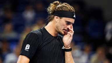 Alexander Zverev traurig