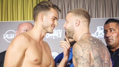 Can Kaplan mit Filip Pavlovic beim Fame Fighting