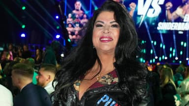 Iris Klein beim RTL-Boxevent "The Ultimate Hype"