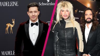 Collage Nico Santos und Bill und Tom Kaulitz