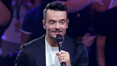 Giovanni Zarrella mit Mikrofon