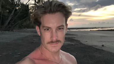 Dominik Schmitt am Strand