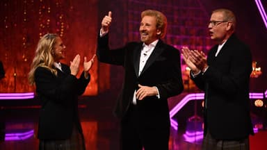 Thomas Gottschalk feierte mit Barbara Schöneberger und Günther Jauch bei "Denn sie wissen nicht, was passiert" seinen TV-Abschied