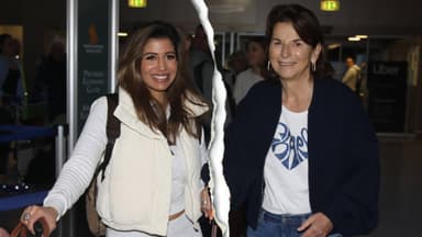 Eva Benetatou mit Claudia Obert auf dem Weg nach Australien