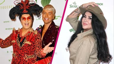 Julian F. M. Stoeckel, Marcell Damaschke und Iris Katzenberger auf der 10. Dschungelparty von Julian Stoeckel in Berlin