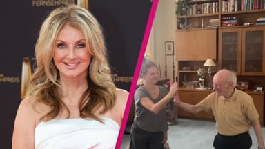 Frauke Ludowig mit ihrem Vater