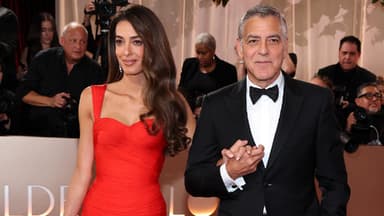 George Clooney und Amal bei Golden Globes