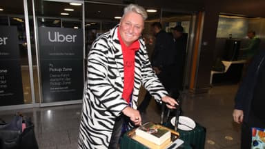 HUbert Fella am Frankfurter Flughafen