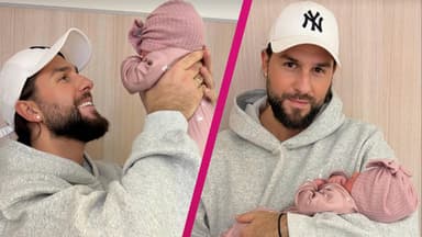 Maurice Dzwiak mit Tochter