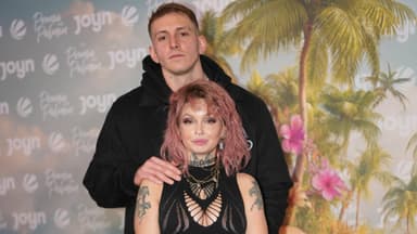 Edith Stehfest bei Promis unter Palmen mit Damian