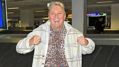 Hubert Fella mit Siegesfäusten