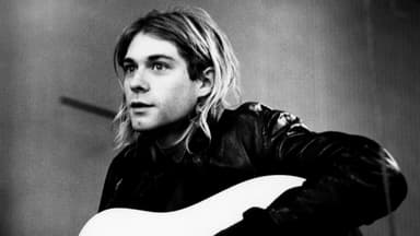 Kurt Cobain mit Gitarre