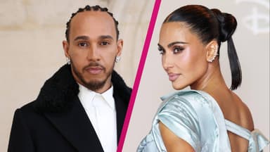 Collage von Lewis Hamilton und Kim Kardashian