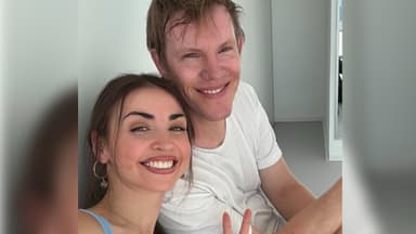 Ekaterina Leonova mit Simon Gosejohann trainiert