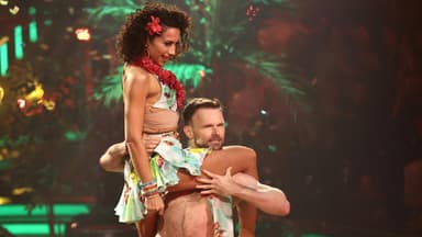 Nadja Benaissa und Vadim Garbuzov bei Let's Dance