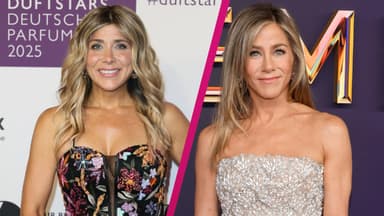 Panagiota Petridou und Jennifer Aniston Collage