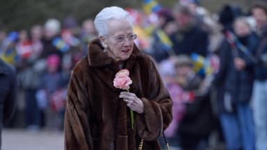 Königin Margrethe in Trauer