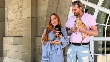 Tara Tabitha mit Dennis Lodi und zwei Hunden