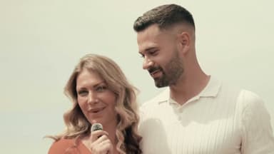 Bastian und Kerrin ganz verliebt