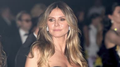 Heidi Klum guckt ernst