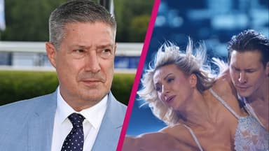 Llambi guckt wütend Anna-Carina Woitschack bei Rumba