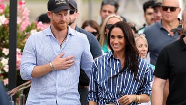 Prinz Harry und Herzogin Meghan in Australien nebeneinander