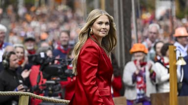 Prinzessin Amalia der Niederlande beim Königstag in den Niederlanden