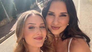 Vanessa Borck mit Freundin Lara in Kroatien