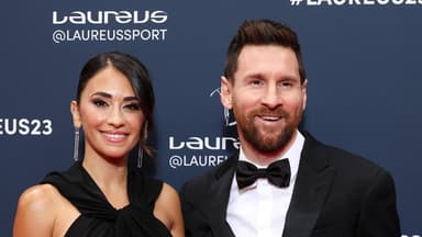 Lionel Messi mit Ehefrau Antonela Roccuzzo