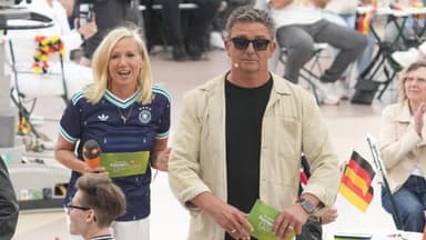 Andrea Kiewel mit Hans Sigl