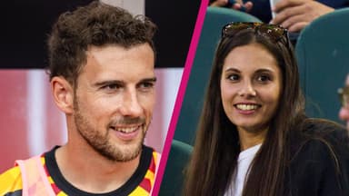 Leon Goretzka und Mathea Fischer Collage