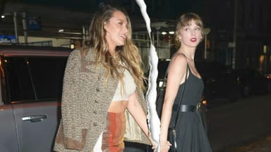 Blake Lively und Taylor Swift Trennungsstrich