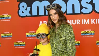 Cathy Hummels mit Sohn Ludwig