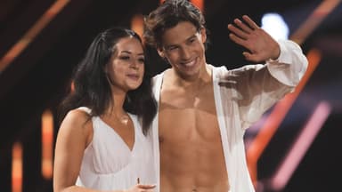 Joel Mattli mit Malika Dzumaev