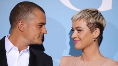 Orlando Bloom und Katy Perry gucken sich an