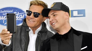 Dieter Bohlen und Pietro Lombardi machen sein Selfie