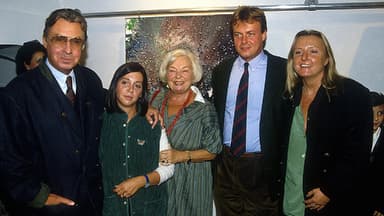 Peter Alexander mit seiner Familie