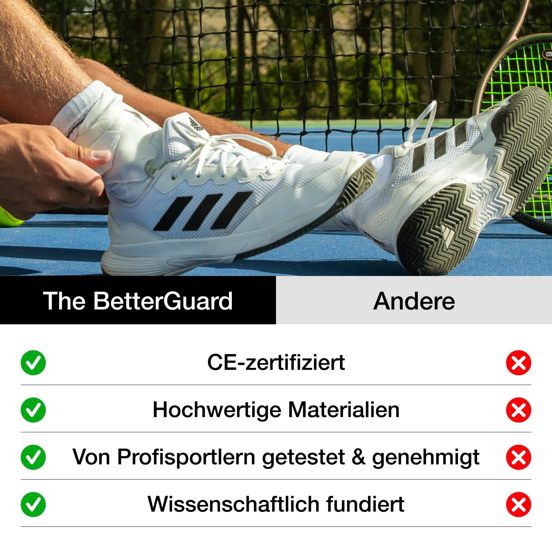 Sprunggelenkbandage von The BetterGuard