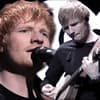 Ed Sheeran singt auf der Bühne