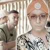 Fotomontage von "Kampf der Realitystars"-Kandidaten streiten am Tisch mit Julian F. M. Stoeckel im Vordergrund