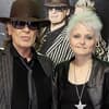 Udo Lindenberg und Tine Acke posieren auf dem Red Carpet