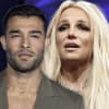 Bildmontage Sam Asghari und Britney Spears nicht glücklich