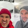 Florian Silbereisen und Florian David Fitz im Schnee