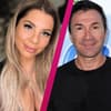 Jenny Frankhauser und Lucas Cordalis mit Strich in der Mitte