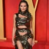 Heidi Klum im goldenen Kleid