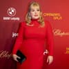 Maite Kelly mit roten Kleid