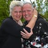 Silvia Wollny umarmt Harald Elsenbast 